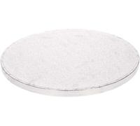 FunCakes Cake Board Rond Ø25 cm - Argent : Rond Cake Board, Haute qualité, Aspect luxueux, 1 pièce.