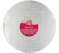 FunCakes Cake Board Rond Ø27,5 cm - Argent : Rond Cake Board, Haute qualité, Aspect luxueux, 1 pièce.