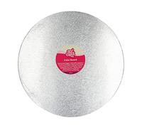 FunCakes Cake Board Rond Ø35 cm - Argent : Rond Cake Board, Haute qualité, Aspect luxueux, 1 pièce.