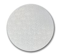 FunCakes Cake Drum Rond Ø20 cm - Blanc : Rond Cake Drum, Base pour présenter des gâteaux, Haute qualité, Aspect luxueux, 1 pièce.