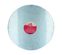 FunCakes Cake Drum rond Ø35,5 cm - Baby Blue : Cake Drum rond, base pour la présentation de gâteaux, haute qualité, aspect luxueux, 1 pièce.
