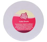 FunCakes Cake Drum Round Ø17,5 cm - White: Support à Gâteau Rond, Plateau de Présentation pour Gâteaux en Carton, 12 MM, Lot de 1.