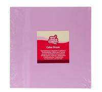 FunCakes Cake Drum Square Ø30 cm - Pastel Purple: Support à Gâteau Carré, Plateau de Présentation pour Gâteaux en Carton, 12 MM, Lot de 1.