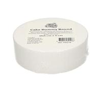 FunCakes Cake Dummy Round: Cake decorating, Reusable dummy, Make the perfect round dummy, Ø15 cm x 5 cm