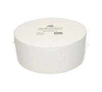 FunCakes Cake Dummy Round: Cake decorating, Reusable dummy, Make the perfect round dummy, Ø25 cm x 10 cm, White