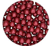 FunCakes Candy Choco Pearls, Billes en chocolat, Bordeaux, 70 g