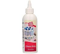 FunCakes Choco Drip Royal Blue (Bleu) : goût délicieux, facile à utiliser, parfait pour les drip cakes, goût chocolat. Emballage refermable 180 g.