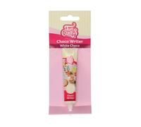 FunCakes Choco Writer White Choco 25g - Stylo Alimentaire Facile à Utiliser pour Gâteaux, Cupcakes, Biscuits et Pâtisseries - Séchage Rapide, Goût Vanille Douce - 25 g