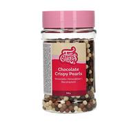 FunCakes Chocolate Crispy Pearls, Billes en chocolat, Mix, 155 g