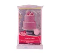 FunCakes Covering Paste Baby Pink: Pâte à Sucre de Couverture Rose Bébé, Pâte de Décoration pour Gâteaux - 500 g