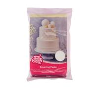FunCakes Covering Paste White: Pâte à Sucre de Couverture Blanc, Pâte de Décoration pour Gâteaux - 500 g