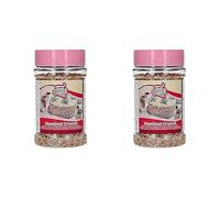 FunCakes Croquant aux noisettes FunCakes: Nougatine, avec de la vraie noisette, parfait pour la décoration de gâteaux. 200 g. (Lot de 2)
