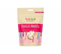 FunCakes Deco Melts Décoration pour Gâteau Blanc 250 g