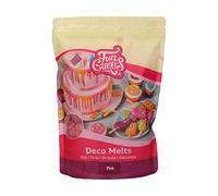 FunCakes Deco Melts Rosa - Trempez, coulez, arrosez et décorez ! Faire fondre brièvement au micro-ondes ou au bain-marie , 1 kg