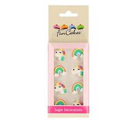 FunCakes Décorations en Sucre Unicorn/Rainbow Prêt à l'Emploi Gâteaux Parfaits sans Gluten 30 g