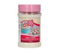 FunCakes Dip 'n Drip Blanc: Drip pour gâteaux, bon goût, parfait pour la décoration de gâteau, drip cake. 375g.