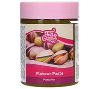 FunCakes Flavour Paste Pistachio: Arômes alimentaires, bon goût, parfait pour la décoration de gâteaux, convient pour la pâte et les garnitures. 240 g.