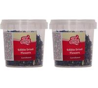 FunCakes Fleurs Séchées Comestibles Bleuets: Prêt à l'emploi pour la décoration de gâteaux, parfait pour les gâteaux d'anniversaire et de mariage, les cupcakes et autres, 5g (Lot de 2)