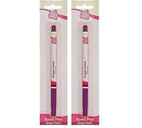 FunCakes Food Pen Grape Violet: Stylo Alimentaire pour Décoration de Gâteaux, Pâtisseries et Desserts, Pointe Flexible pour Lignes Épaisses et Fines, Idéal pour Personnaliser, Certifié Halal