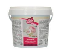 FunCakes Gum Paste Blanc: Parfait pour les fleurs en sucre, les volants et plus encore. Étalé finement, sèche rapidement, soyeux, élastique, de bonne résistance, halal, casher et sans gluten. 1 kg.