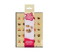 FunCakes Lot de 25 décorations en chocolat Halloween Ø 2 cm