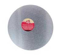 FunCakes Masonite Cake Board Round Ø35 cm - Argent : Cake Board rond, Base pour la présentation des gâteaux, Haute qualité, Aspect luxueux, 1 pièce.