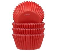 FunCakes Mini Baking Cups, Caissettes à Pâtisserie, Red, 100 Pièces