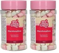 FunCakes Mini Guimauves: sprinkles gâteau, bon goût, parfait pour la décoration de gâteaux, sprinkles cupcake. 50 grammes. (Lot de 2)