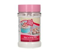FunCakes Dip 'n Drip Blanc: Drip pour gâteaux, bon goût, parfait pour la décoration de gâteau, drip cake. 150g.