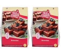 FunCakes Mix pour Brownies, Sans Gluten : Facile à Utiliser, pour Brownies et Gâteaux au Chocolat avec une riche saveur de Chocolat, Certifié Halal, 500g (Lot de 2)