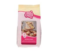 FunCakes Mix pour Crème au Beurre: facile à utiliser, crémeux, parfait pour la décoration de gâteaux, le remplissage et la garniture sur les cupcakes, Halal. 500 g.