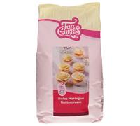 FunCakes Mix pour Crème au Beurre Meringue Suisse: facile à utiliser, crémeux, parfait pour la décoration de gâteaux, la couverture et le remplissage, la garniture sur les cupcakes. 4 kg.
