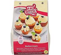 FunCakes Mix pour Crème au Beurre, sans gluten : facile à utiliser, crémeux, parfait pour décorer, recouvrir et remplir les gâteaux, garnir les cupcakes, 500 g