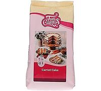 FunCakes Mix pour Gâteau aux carottes, faites facilement un délicieux gâteau aux carottes épicé et moelleux, Halal. 500 g.