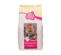 FunCakes Mix pour Génoise Deluxe, Facile à utiliser, Génoise merveilleusement légère, Parfaite pour la décoration de gâteau, Qualité pâtissière, Base de gâteau, 4 kg