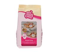 FunCakes Mix pour Glaçage Royal, facile à utiliser, pour la décoration de gâteaux et de biscuits, beau glaçage, ajoutez uniquement de l'eau, Halal. 450 g