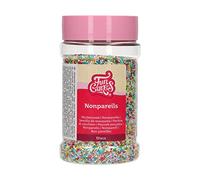 FunCakes Nonpareils Discomix: Sprinkles de gâteau, bon goût, parfait pour la décoration de gâteaux, des centaines et des milliers de sprinkles. 250 g.