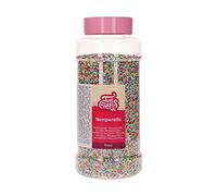 FunCakes Nonpareils, Vermicelles en Sucre, Disco Mix, 800 g | Bon Goût, Parfait pour Décorer Glaces, Gâteaux, Cupcakes, Cake Pops, Donuts et Biscuits, Mélange de Vermicelles en Sucre