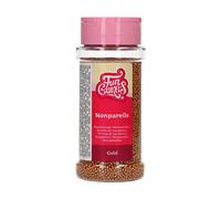 FunCakes Nonpareils, Vermicelles en Sucre, Gold, 80 g