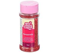 FunCakes Nonpareils, Vermicelles en Sucre, Red, 80 g