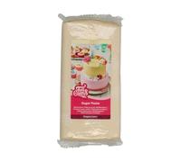 FunCakes Pâte à Sucre Elegant Ivory: facile à utiliser, lisse, flexible, douce et pliable, parfaite pour la décoration de gâteaux, halal, casher et sans gluten. 1 kg