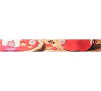 FunCakes Pâte à Sucre Étalée Fire Red sans gluten 36 cm de rond et 3 mm d'épaisseur 430 g