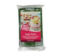 FunCakes Pâte à Sucre Forest Green: facile à utiliser, lisse, flexible, douce et pliable, parfaite pour la décoration de gâteaux, halal, casher et sans gluten. 250 g