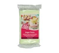 FunCakes Pâte à Sucre Pastel Green: Facile à utiliser, lisse, flexible, doux et pliable, parfait pour la décoration de gâteaux, Halal, casher et sans gluten. 250 g