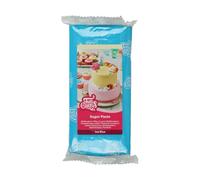 FunCakes Pâte à Sucre Sea Blue: facile à utiliser, lisse, flexible, douce et pliable, parfaite pour la décoration de gâteaux, halal, casher et sans gluten. 1 kg