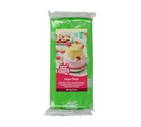 FunCakes Pâte à Sucre Spring Green: facile à utiliser, lisse, flexible, douce et pliable, parfaite pour la décoration de gâteaux, halal, casher et sans gluten. 1 kg