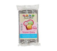FunCakes Pâte à sucre Funcakes Gris - Lisse et flexible - 250 g