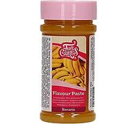 FunCakes Pâte Aromatisante Banane: arômes alimentaires, bon goût, parfait pour la décoration de gâteaux, convient pour la pâte et les garnitures. 120 g.