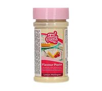 FunCakes Pâte Aromatisante Citron Meringué: Arômes alimentaires, bon goût, parfait pour la décoration de gâteaux, convient pour la pâte et les garnitures. 100g.