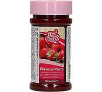 FunCakes Pâte Aromatisante Fraise: Arômes alimentaires, bon goût, parfait pour la décoration de gâteaux, convient pour la pâte et les garnitures. 120 g.